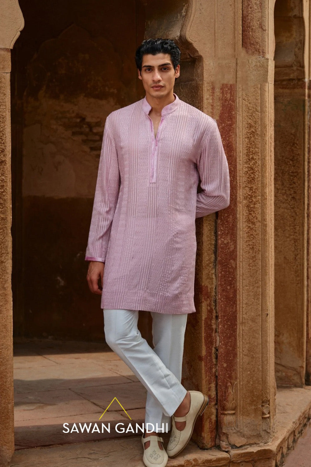 Dusty Rose kurta set