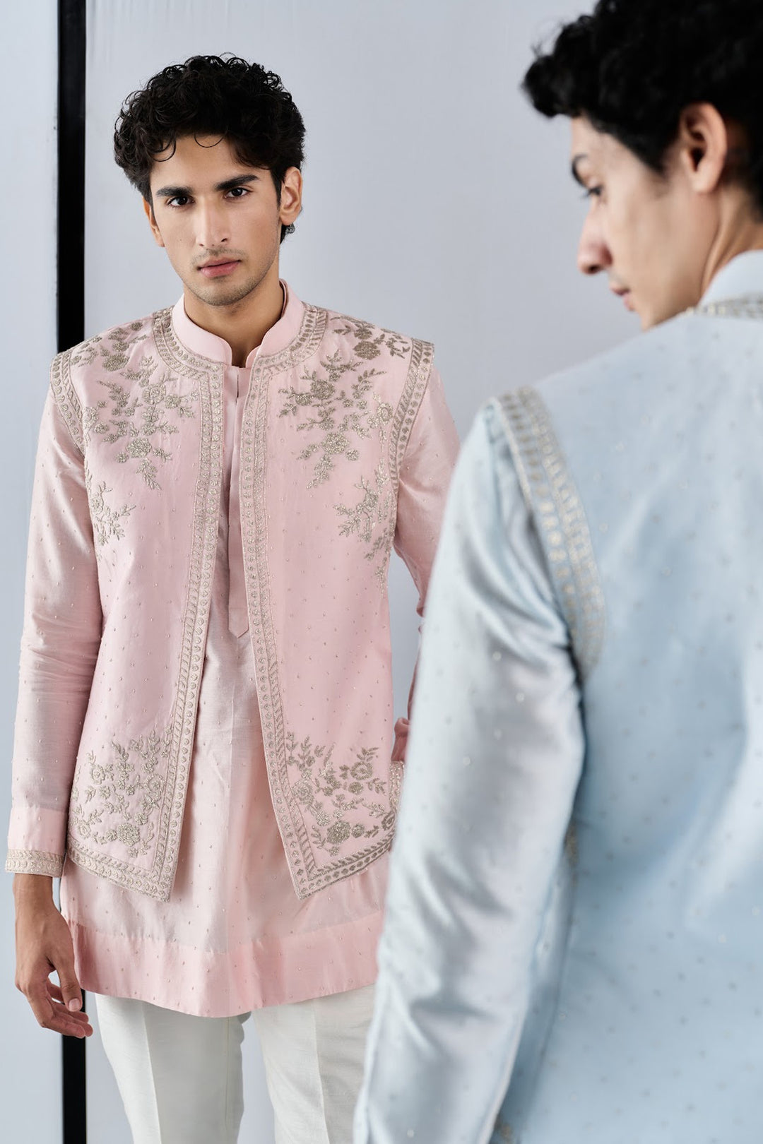 Pink nehru set