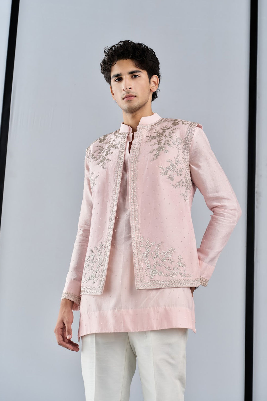 Pink nehru set