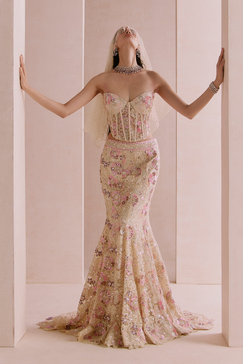 Ivory applique fishcut