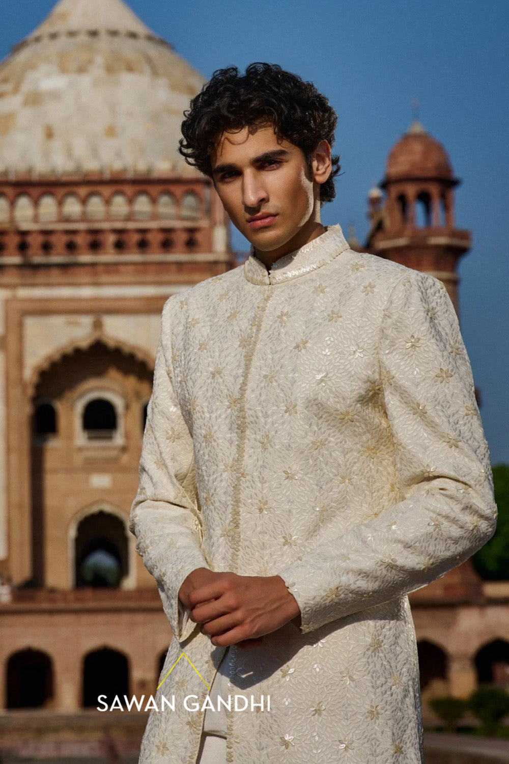 Parsi jaal sherwani