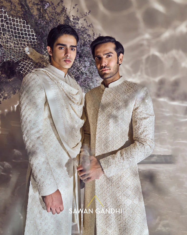 Chikankari sherwani