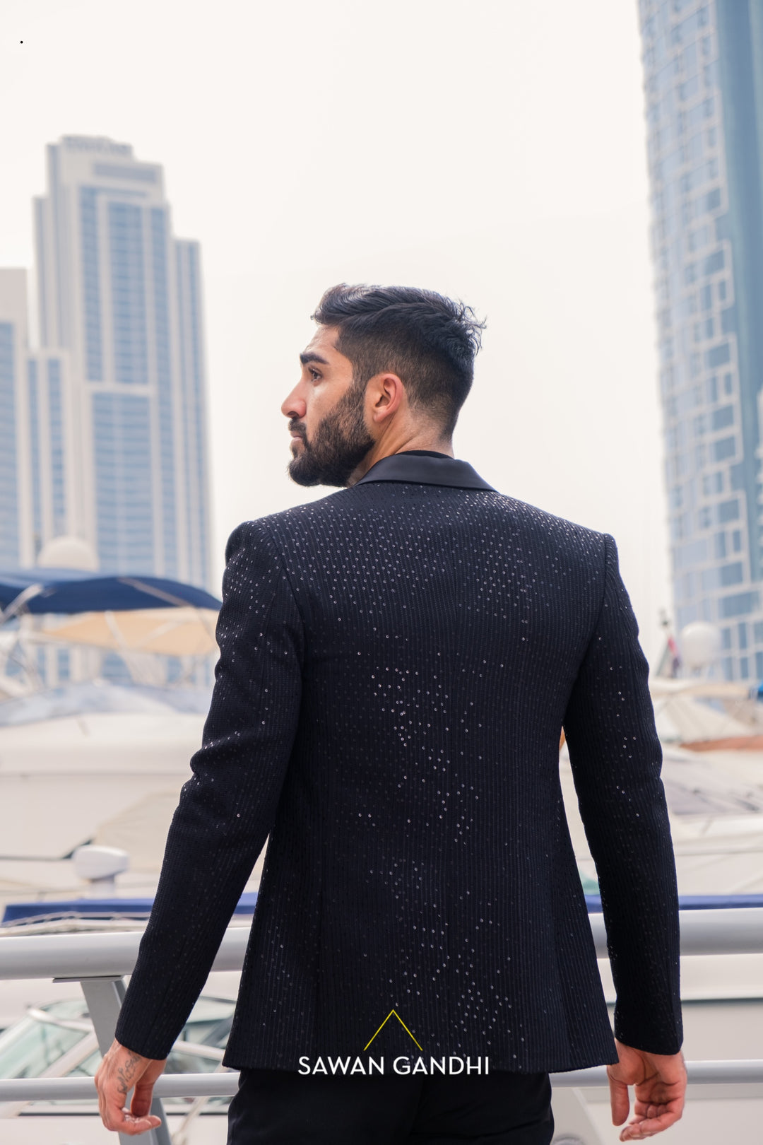 Black sequins jacket