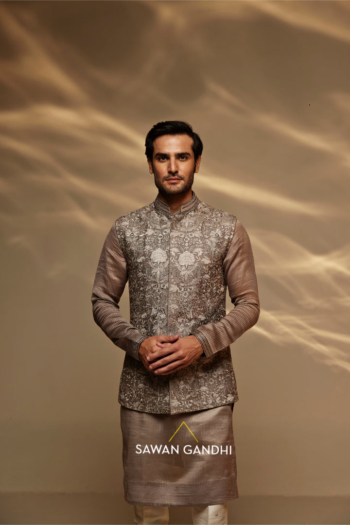 Grey Nehru and Kurta